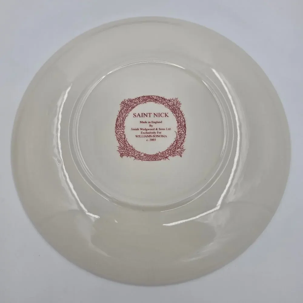 Vintage Wedgwood & Sons for Williams Sonoma St. Nick 8-3/4